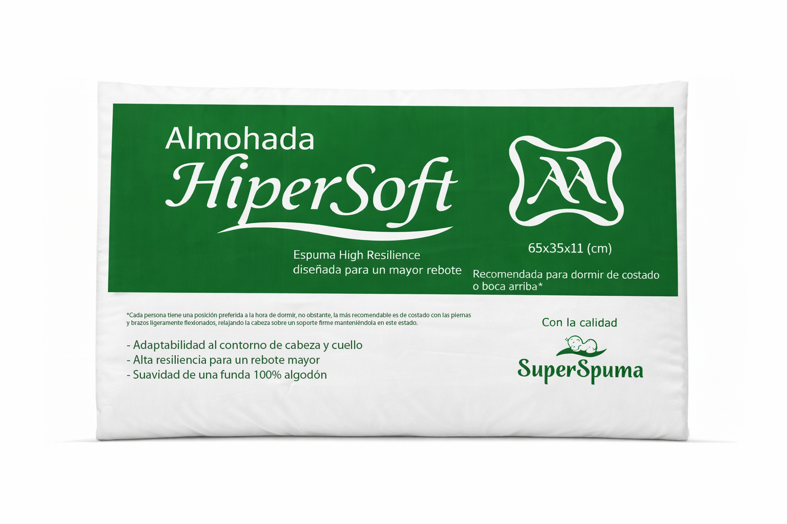 Almohada HiperSoft (Superspuma)