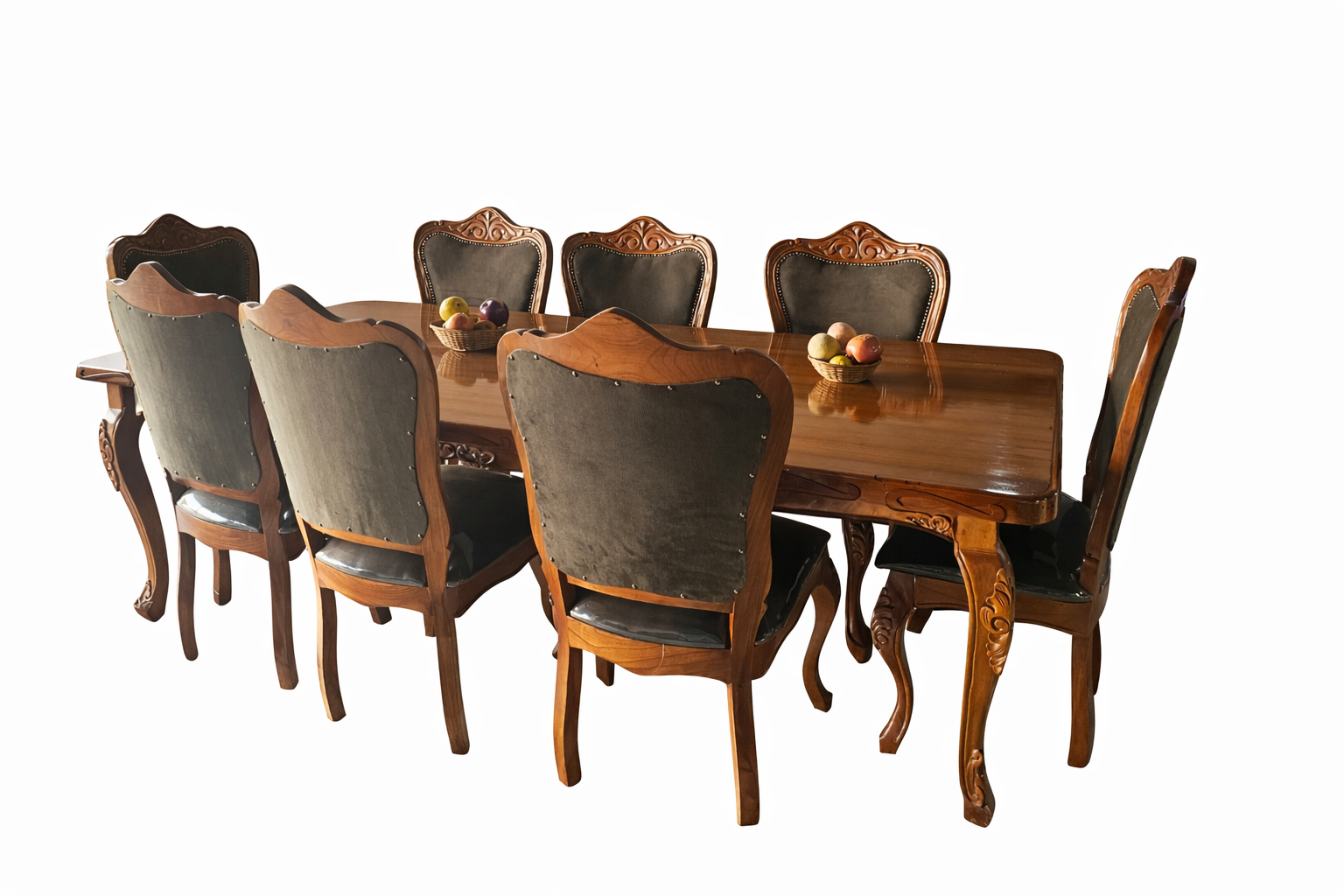 Juego de mesa con sillas de madera paraíso